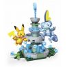 MEGA BLOKS GMD30 non  PIKACHI VS SOB. bộ đồ chơi xếp lắp ráp ghép mô hình Movie & Game PIKACHU VS. SOBBLE Phim Và Trò Chơi 124 khối
