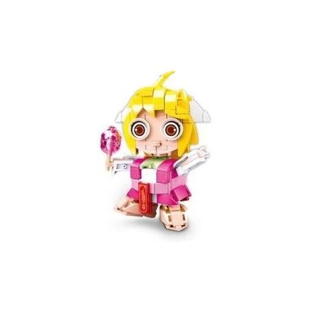 SLUBAN M38-B0761V B0761V 0761V M38B0761V 38-B0761V non  Q XIAOBU. bộ đồ chơi xếp lắp ráp ghép mô hình Brickheadz QBRICKS Nhân Vật Đầu To 220 khối