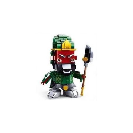 SLUBAN M38-B0761S B0761S 0761S M38B0761S 38-B0761S non  PHIÊN BẢN Q GUAN YU bộ đồ chơi xếp lắp ráp ghép mô hình Brickheadz QBRICKS Nhân Vật Đầu To 185 khối