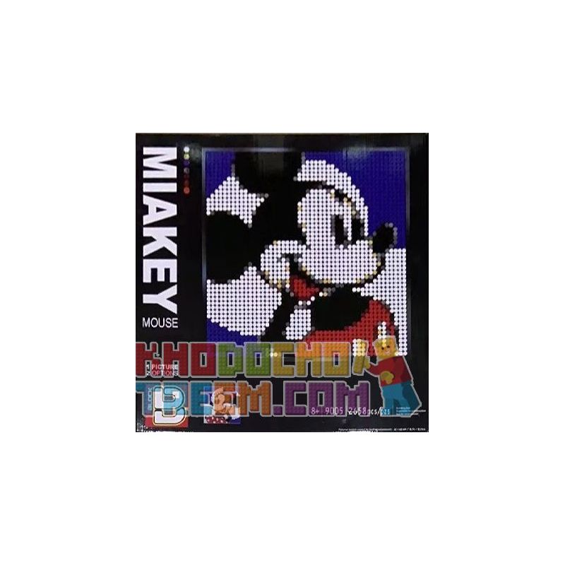 NOT  DISNEY'S MICKEY MOUSE 31202 B BLOCK 9005 8901 6901 xếp lắp ráp ghép mô hình CHUỘT MICKEY CỦA DISNEY Art 2658 khối