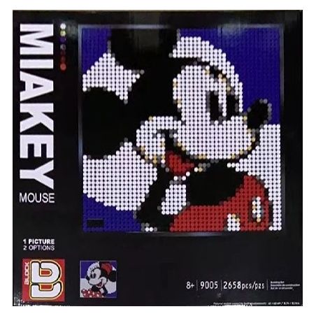 NOT  DISNEY'S MICKEY MOUSE 31202 B BLOCK 9005 8901 6901 xếp lắp ráp ghép mô hình CHUỘT MICKEY CỦA DISNEY Art 2658 khối
