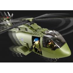 CHARACTER BUILDING 03853 non  BỘ DỤNG CỤ TRỰC THĂNG RAF MERLIN bộ đồ chơi xếp lắp ráp ghép mô hình Military Army RAF MERLIN HELICOPTER SET Quân Sự Bộ Đội