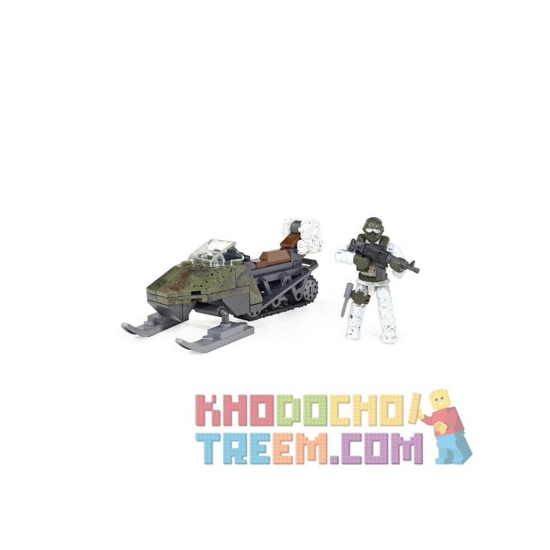 MEGA BLOKS 6812 non  TRINH SÁT NÚI bộ đồ chơi xếp lắp ráp ghép mô hình Call Of Duty MOUNTAIN RECON 62 khối