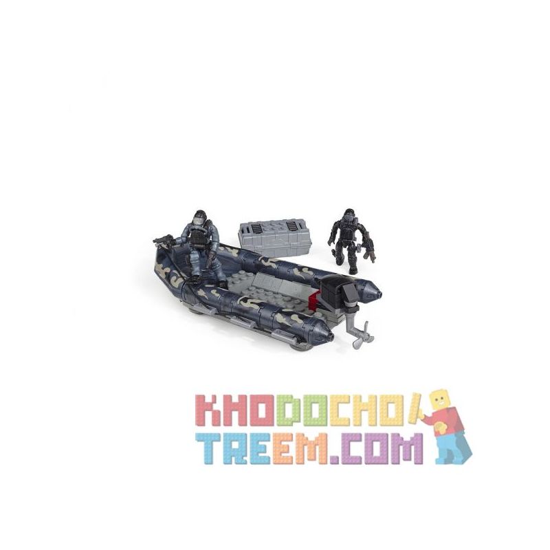 MEGA BLOKS 6815 non  TẤN CÔNG BẾN TÀU bộ đồ chơi xếp lắp ráp ghép mô hình Call Of Duty WATERCRAFT HARBOR ATTACK 160 khối
