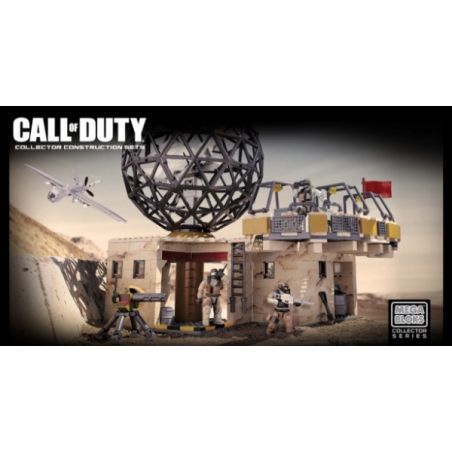 MEGA BLOKS 6818 non  CHIẾN TRƯỜNG MÁI VÒM bộ đồ chơi xếp lắp ráp ghép mô hình Call Of Duty DOME BATTLEGROUND 527 khối