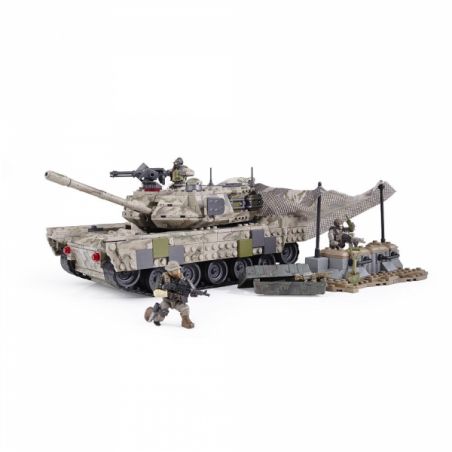 MEGA BLOKS 6822 non  TIỀN ĐỒN BỌC THÉP HẠNG NẶNG bộ đồ chơi xếp lắp ráp ghép mô hình Call Of Duty HEAVY ARMOR OUTPOST 726 khối