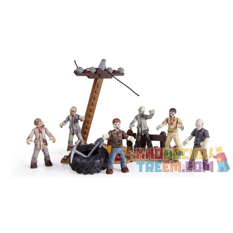MEGA BLOKS 6826 non  BẦY THÂY MA bộ đồ chơi xếp lắp ráp ghép mô hình Call Of Duty ZOMBIE HORDE 74 khối