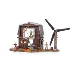 MEGA BLOKS 6828 non  TRANG TRẠI XÁC CHẾT bộ đồ chơi xếp lắp ráp ghép mô hình Call Of Duty TRANZIT FARM 415 khối