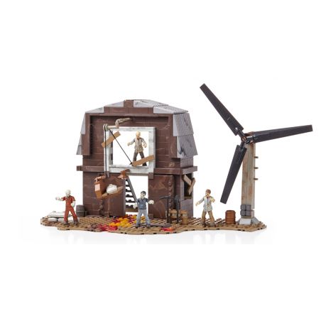 MEGA BLOKS 6828 non  TRANG TRẠI XÁC CHẾT bộ đồ chơi xếp lắp ráp ghép mô hình Call Of Duty TRANZIT FARM 415 khối