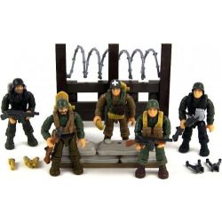 MEGA BLOKS 6862 non  TRUNG ĐỘI TUẦN TRA bộ đồ chơi xếp lắp ráp ghép mô hình Call Of Duty PLATOON PATROL 122 khối