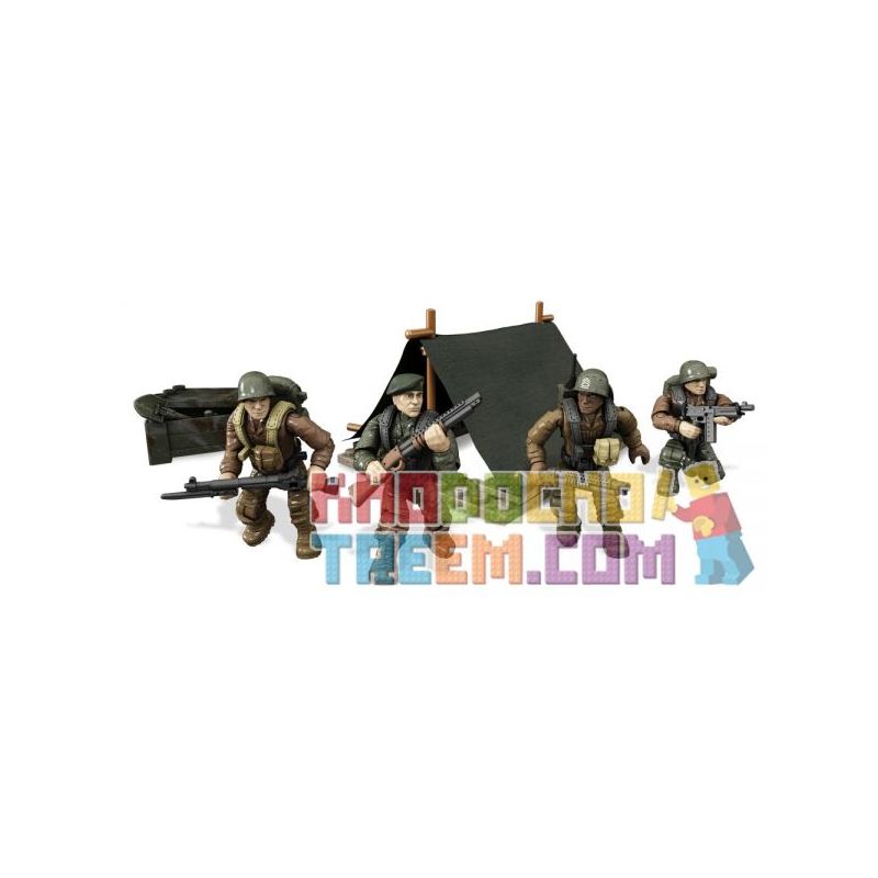 MEGA BLOKS CNG93 non  TIỂU ĐOÀN BỘ BINH ANH HÙNG bộ đồ chơi xếp lắp ráp ghép mô hình Call Of Duty LEGENDS INFANTRY BATTALION 96 khối