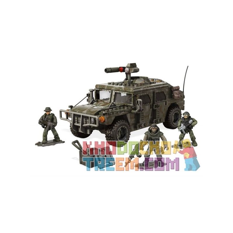 MEGA BLOKS DPB57 non  PHÍ XE BỌC THÉP bộ đồ chơi xếp lắp ráp ghép mô hình Call Of Duty ARMORED VEHICLE CHARGE