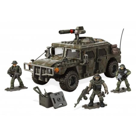 MEGA BLOKS DPB57 non  PHÍ XE BỌC THÉP bộ đồ chơi xếp lắp ráp ghép mô hình Call Of Duty ARMORED VEHICLE CHARGE
