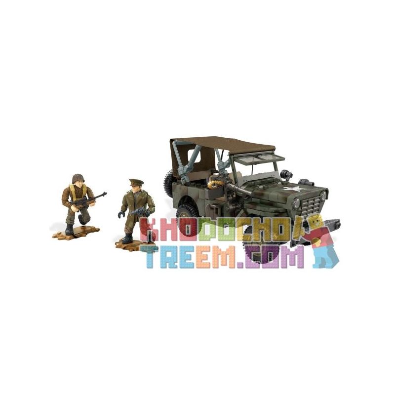 MEGA BLOKS FDY77 non  XE TRINH SÁT BỘ BINH bộ đồ chơi xếp lắp ráp ghép mô hình Call Of Duty INFANTRY SCOUT CAR 378 khối