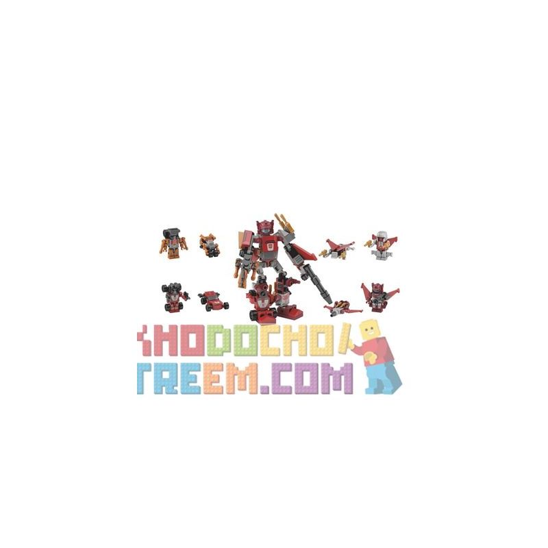 KRE-O A7307 7307 non  VUA MÁY TÍNH bộ đồ chơi xếp lắp ráp ghép mô hình Movie & Game COMPUTRON Phim Và Trò Chơi 75 khối