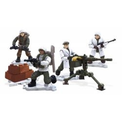 MEGA BLOKS FMG13 non  ANH HÙNG MÙA ĐÔNG bộ đồ chơi xếp lắp ráp ghép mô hình Call Of Duty LEGENDS WINTER HEROES 108 khối