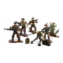 MEGA BLOKS FMG15 non  NGƯỜI LÍNH ĐỒNG MINH ANH HÙNG bộ đồ chơi xếp lắp ráp ghép mô hình Call Of Duty LEGENDS ALLIED SOLDIERS 109 khối