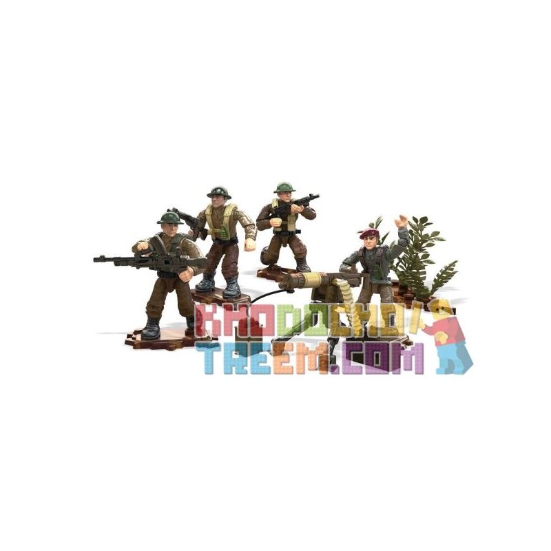 MEGA BLOKS FMG15 non  NGƯỜI LÍNH ĐỒNG MINH ANH HÙNG bộ đồ chơi xếp lắp ráp ghép mô hình Call Of Duty LEGENDS ALLIED SOLDIERS 109 khối