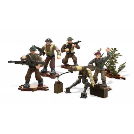 MEGA BLOKS FMG15 non  NGƯỜI LÍNH ĐỒNG MINH ANH HÙNG bộ đồ chơi xếp lắp ráp ghép mô hình Call Of Duty LEGENDS ALLIED SOLDIERS 109 khối