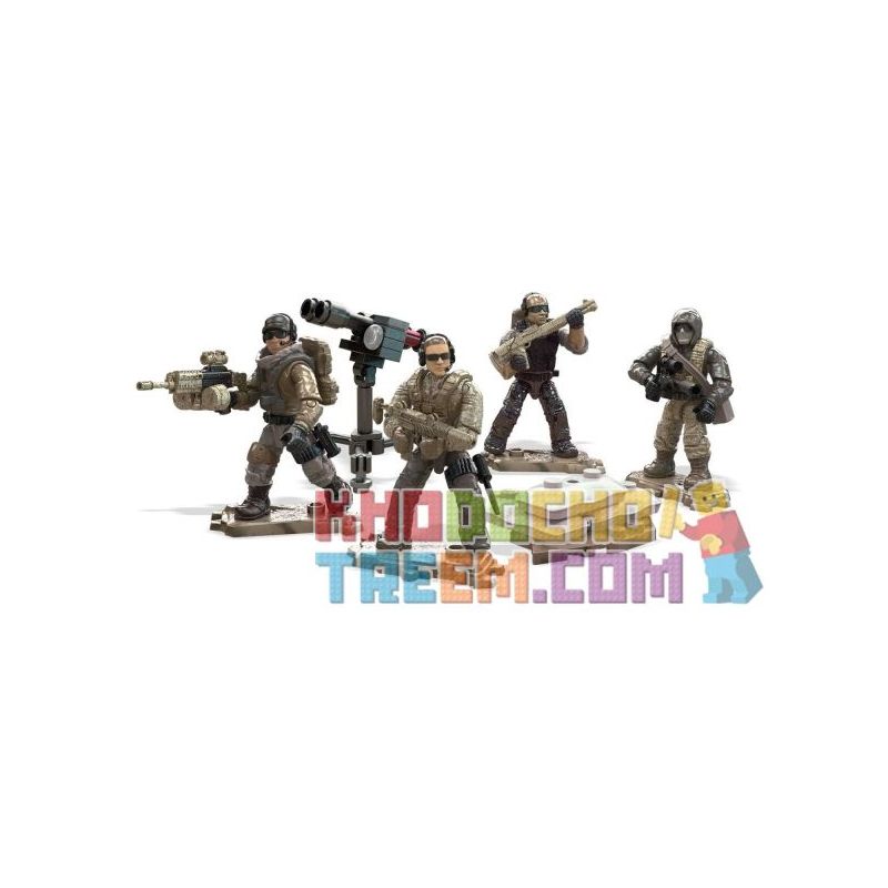 MEGA BLOKS FPY19 non  PHÒNG KHÔNG SA MẠC bộ đồ chơi xếp lắp ráp ghép mô hình Call Of Duty DESERT AIR DEFENDERS 127 khối
