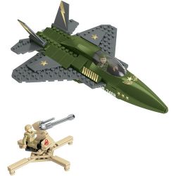 MEGA BLOKS 94410 non  MÁY BAY CHIẾN ĐẤU PHẢN LỰC bộ đồ chơi xếp lắp ráp ghép mô hình Military Army MILITARY JET FIGHTER Quân Sự Bộ Đội