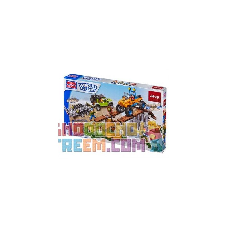 MEGA BLOKS 97832 97804 non  CHUYẾN PHIÊU LƯU ĐỊA HÌNH BẰNG XE JEEP bộ đồ chơi xếp lắp ráp ghép mô hình City JEEP OFF-ROAD ADVENTURE Thành Phố 770 khối