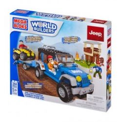 MEGA BLOKS 97834 97806 non  JEEP JUNGLE ADVENTURE. bộ đồ chơi xếp lắp ráp ghép mô hình City JEEP FOREST EXPEDITION Thành Phố 344 khối