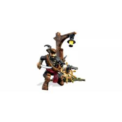 MEGA BLOKS DLC06 non  RÂU ĐEN bộ đồ chơi xếp lắp ráp ghép mô hình Assassin's Creed BLACKBEARD 22 khối