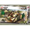 SLUBAN M38-B0858 B0858 0858 M38B0858 38-B0858 non  SÚNG TẤN CÔNG CỦA ĐỨC STUG III bộ đồ chơi xếp lắp ráp ghép mô hình Military Army STURMGESCHÜTZ III Quân Sự Bộ Đội 524 khối