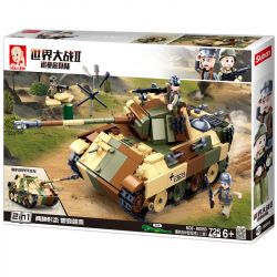 SLUBAN M38-B0859 B0859 0859 M38B0859 38-B0859 non  TĂNG HẠNG TRUNG PANTHER CỦA ĐỨC (HAI THAY ĐỔI) bộ đồ chơi xếp lắp ráp ghép mô hình Military Army Quân Sự Bộ Đội 725 khối