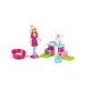 MEGA BLOKS 80233 non  MÈO CON BARBIE. bộ đồ chơi xếp lắp ráp ghép mô hình  KITTEN SITTER BARBIE® Các Bạn Gái 22 khối