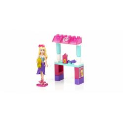 MEGA BLOKS 80234 non  MÓN ĂN NHIỆT ĐỚI BARBIE bộ đồ chơi xếp lắp ráp ghép mô hình  TROPICAL TREATS BARBIE® Các Bạn Gái 28 khối