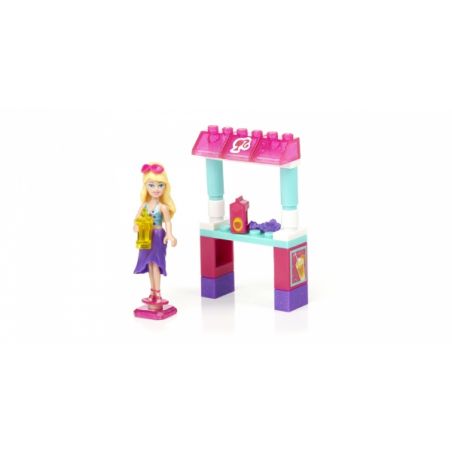 MEGA BLOKS 80234 non  MÓN ĂN NHIỆT ĐỚI BARBIE bộ đồ chơi xếp lắp ráp ghép mô hình  TROPICAL TREATS BARBIE® Các Bạn Gái 28 khối