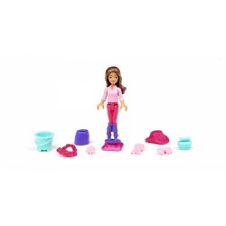 MEGA BLOKS 80236 non  KỸ SƯ ĐÀO TẠO PONY BARBY bộ đồ chơi xếp lắp ráp ghép mô hình  PONY TRAINER NIKKI® Các Bạn Gái 15 khối