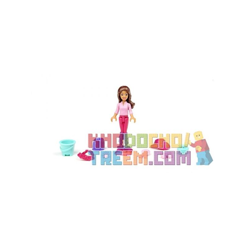 MEGA BLOKS 80236 non  KỸ SƯ ĐÀO TẠO PONY BARBY bộ đồ chơi xếp lắp ráp ghép mô hình  PONY TRAINER NIKKI® Các Bạn Gái 15 khối