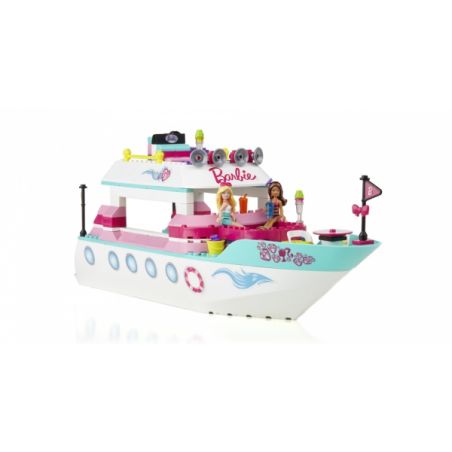 MEGA BLOKS 80253 non  THUYỀN SANG TRỌNG bộ đồ chơi xếp lắp ráp ghép mô hình  LUXURY YACHT Các Bạn Gái 284 khối