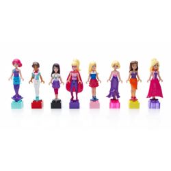 MEGA BLOKS CNF71 non  NHÂN VẬT THỜI TRANG NHỎ (GÓI NGẪU NHIÊN) bộ đồ chơi xếp lắp ráp ghép mô hình MINI FASHION FIGURES {RANDOM BAG} 5 khối