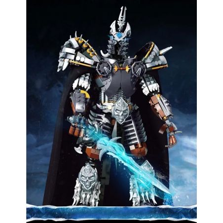 SUPER 18K K83 non  LICH KING ALSACE. bộ đồ chơi xếp lắp ráp ghép mô hình Computer Games THE LICH KING ARTHAS Trò Chơi 1680 khối