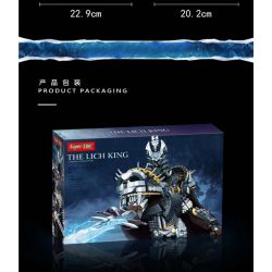 SUPER 18K K83 non  LICH KING ALSACE. bộ đồ chơi xếp lắp ráp ghép mô hình Computer Games THE LICH KING ARTHAS Trò Chơi 1680 khối