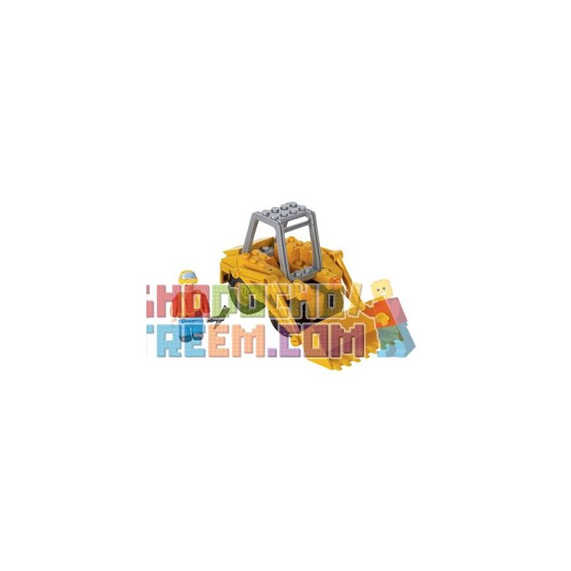 MEGA BLOKS 2412 non  MÁY TẢI KỸ THUẬT bộ đồ chơi xếp lắp ráp ghép mô hình City CONSTRUCTION LOADER Thành Phố 90 khối