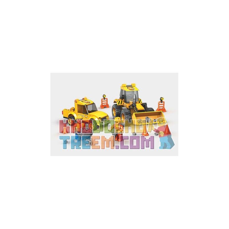 MEGA BLOKS 2423 non  NHIỆM VỤ XÂY DỰNG bộ đồ chơi xếp lắp ráp ghép mô hình City CONSTRUCTION MISSION Thành Phố 218 khối