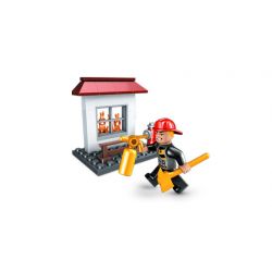 MEGA BLOKS 2497 non  GÓI ANH HÙNG CỨU HỎA bộ đồ chơi xếp lắp ráp ghép mô hình City FIRE RESCUE HERO PACK Thành Phố 40 khối