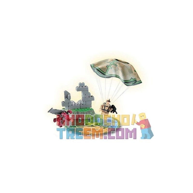 MEGA BLOKS 5503 non  GIAM GIỮ TRONG XÀ LIM bộ đồ chơi xếp lắp ráp ghép mô hình Movie & Game CELLULAR CAPTURE Phim Và Trò Chơi 35 khối