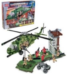 MEGA BLOKS 5521 non  CỨU HỘ VỆ TINH bộ đồ chơi xếp lắp ráp ghép mô hình Movie & Game SATELLITE RESCUE Phim Và Trò Chơi 255 khối