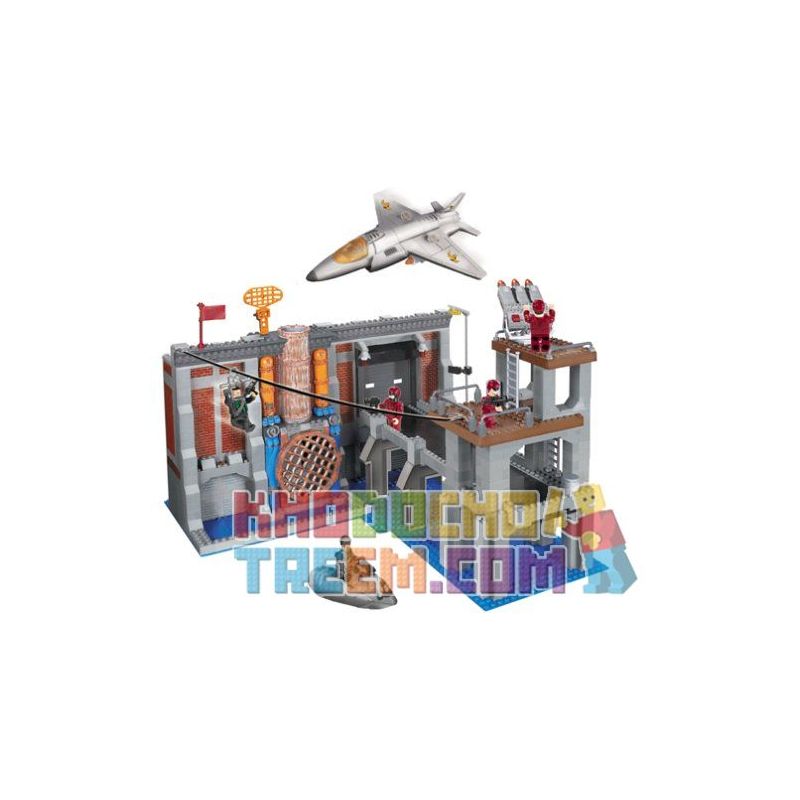 MEGA BLOKS 5530 non  BẢO VỆ ĐẬP bộ đồ chơi xếp lắp ráp ghép mô hình Movie & Game SECURE THE DAM Phim Và Trò Chơi 645 khối