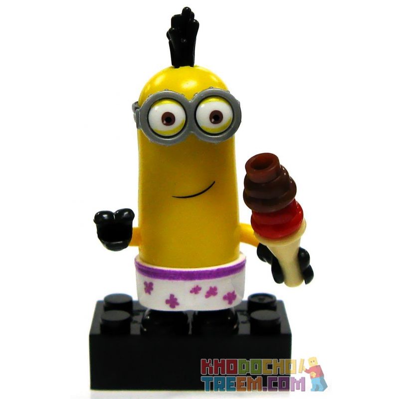 MEGA BLOKS 94800 non  LITTLE YELLOW MAN BLIND BOX SERIES 1 (GÓI NGẪU NHIÊN) bộ đồ chơi xếp lắp ráp ghép mô hình Movie & Game MINION BLIND PACKS SERIES {RANDOM BAG} Phim Và Trò Chơi