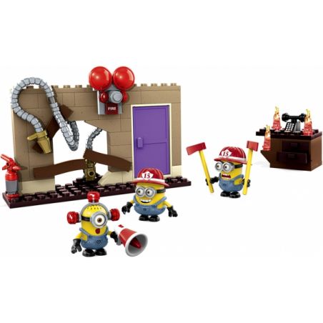 MEGA BLOKS 94816 non  CỨU HỎA bộ đồ chơi xếp lắp ráp ghép mô hình Fire Rescure FIRE RESCUE