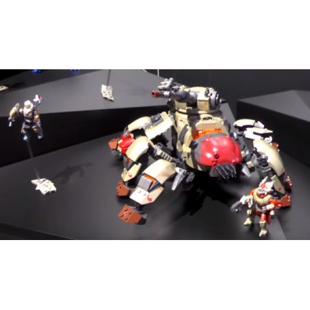 MEGA BLOKS DPJ13 non  FALLEN WALKER. bộ đồ chơi xếp lắp ráp ghép mô hình The  Ninjago Movie Ninja Lốc Xoáy 689 khối