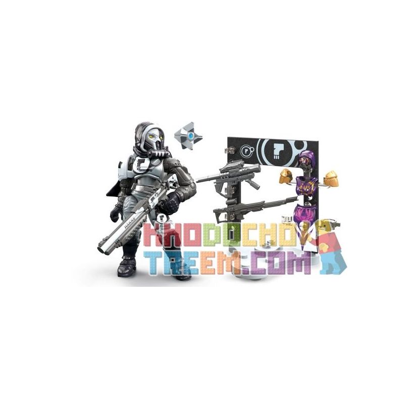 MEGA BLOKS FFB51 non  ÁO GIÁP THỢ SĂN THEO DÕI TỬ THẦN bộ đồ chơi xếp lắp ráp ghép mô hình The  Ninjago Movie DEAD ORBIT HUNTER ARMORY Ninja Lốc Xoáy 35 khối