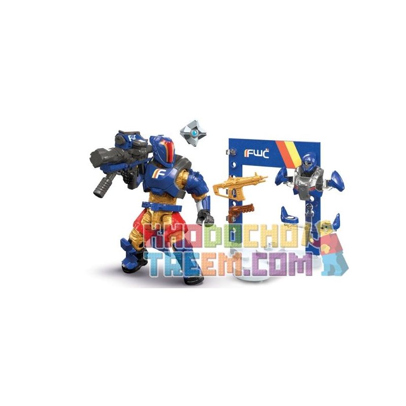 MEGA BLOKS FFB52 non  CHIẾN TRANH TƯƠNG LAI BỘ GIÁP TITAN ĐIÊN bộ đồ chơi xếp lắp ráp ghép mô hình The  Ninjago Movie FUTURE WAR CULT TITAN ARMORY Ninja Lốc Xoáy 40 khối